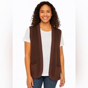 Vintage FireIslander® Ribbed Knit Vest — Size S